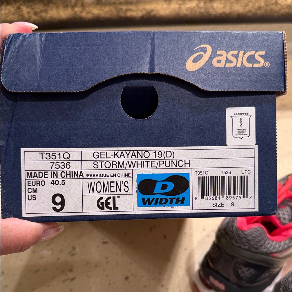 NIB ASICS Women's Gel Kayano 19 size 9 rare vintage exclusive to Nordstrom - Picture 3 of 5